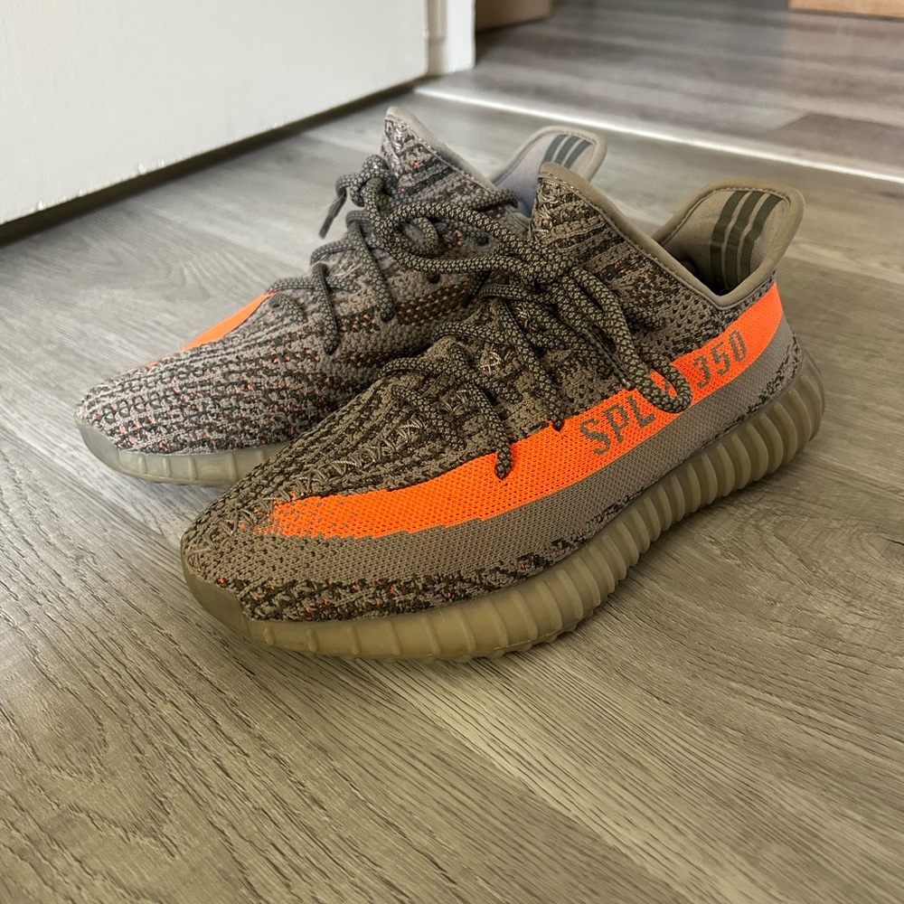 adidas yeezy boost 350 v2 carbon beluga orange